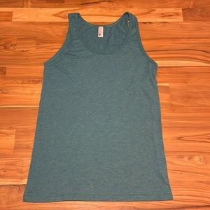 Unisex American Apparel Tank top tri-evergreen